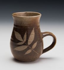 Image - Ceramic jug with leaf design